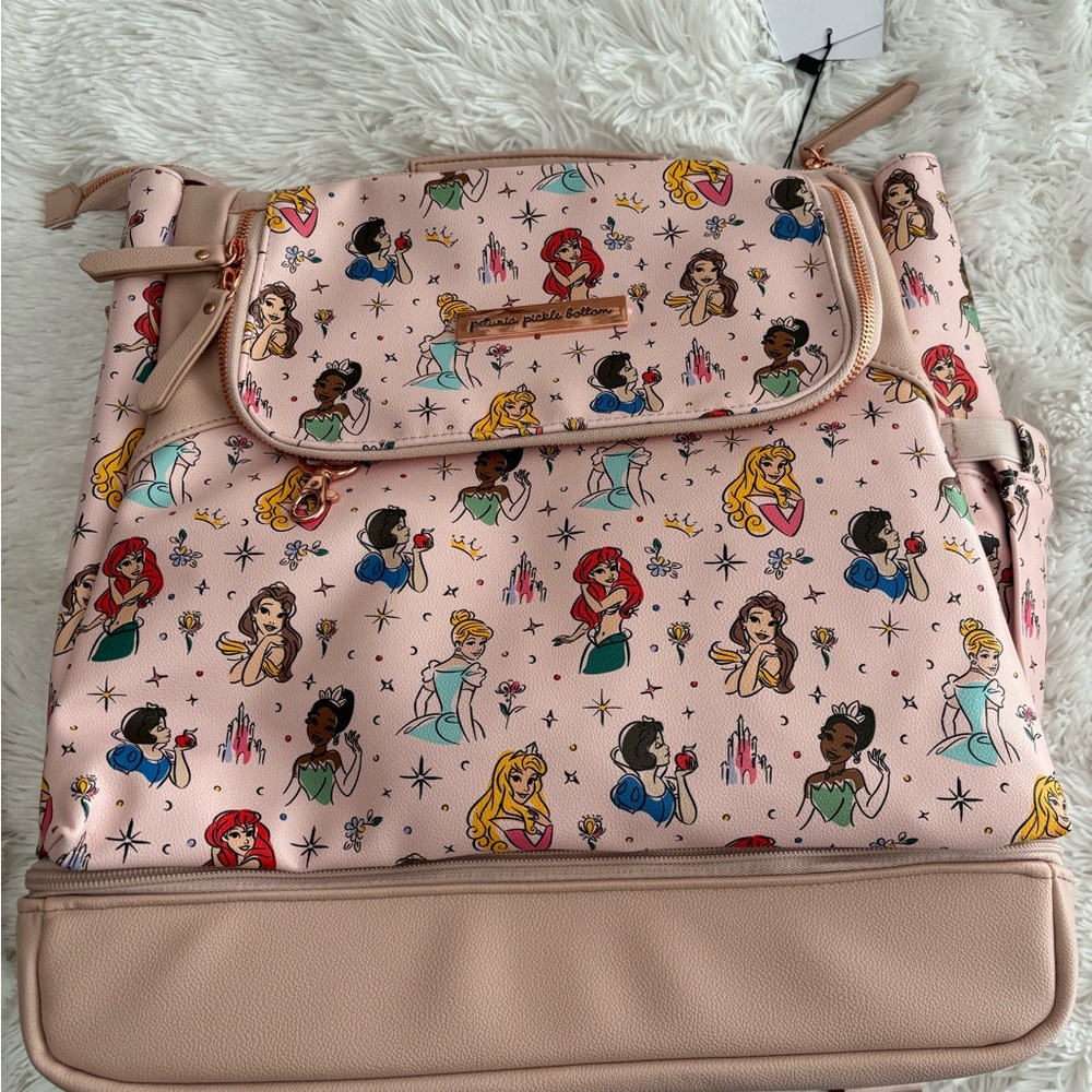 Petunia Pickle Bottom Disney Baby Pivot Princess diaper backpack
